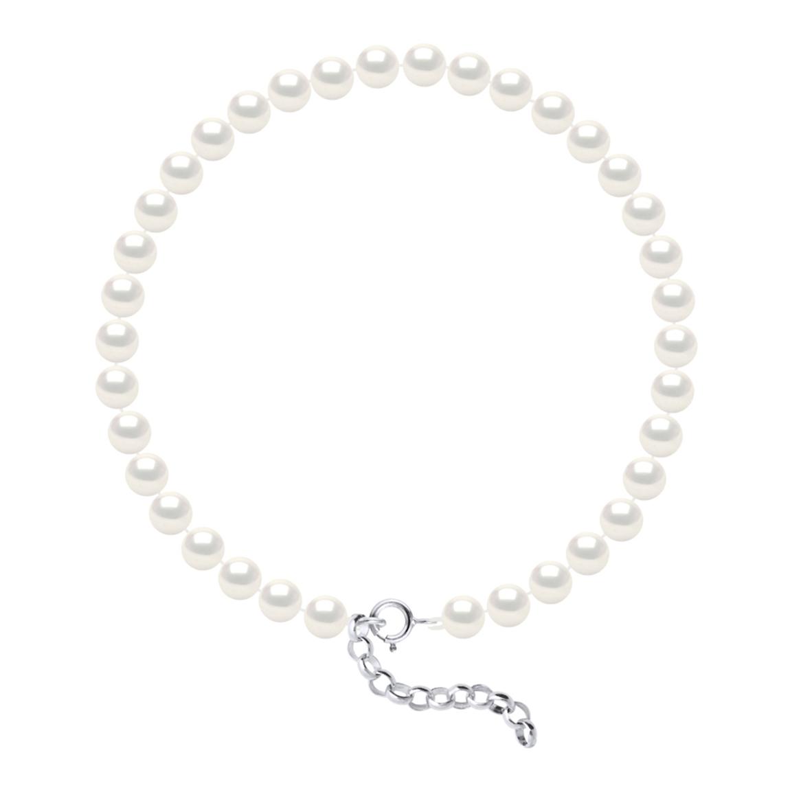 White Natural Freshwater Pearl 8-9mm Hanging Earrings main product photo