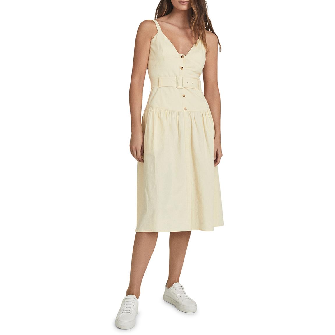 Yellow Vita Midi Dress main product photo
