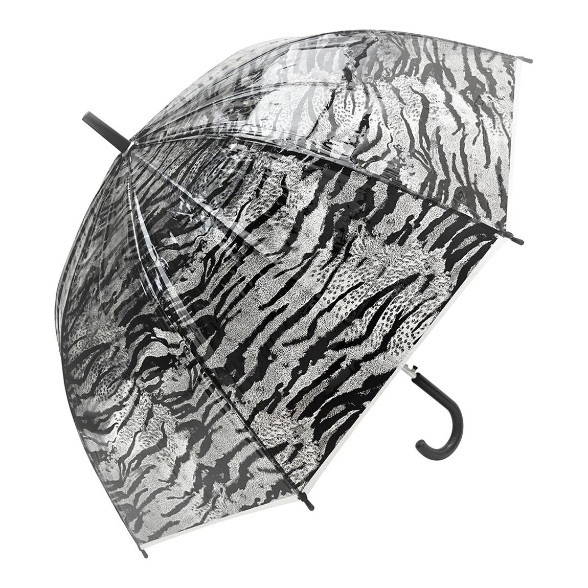 Black Grey Tiger Print Umbrella main product photo
