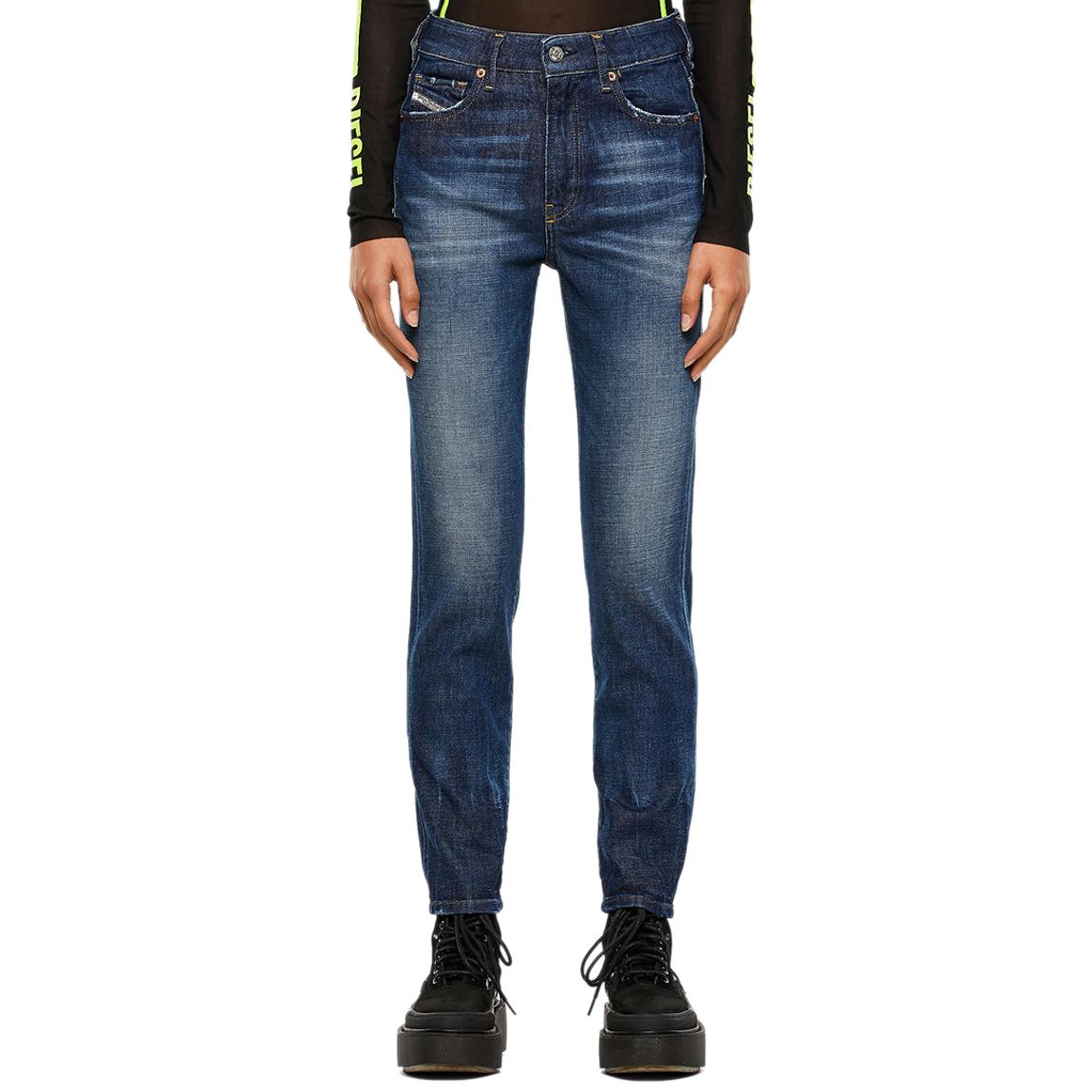 Blue Joy Tapered Stretch Jeans main product photo