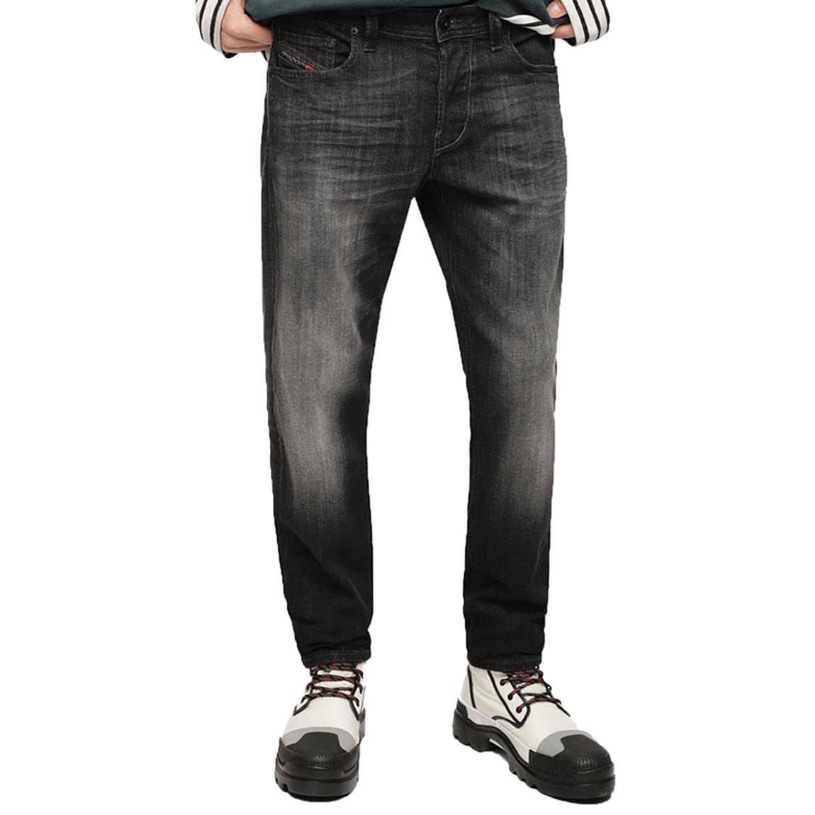 Washed Black Larkee Stretch Jeans main product photo