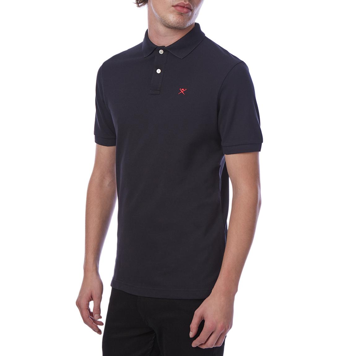 Black Classic Logo Slim Polo Shirt main product photo