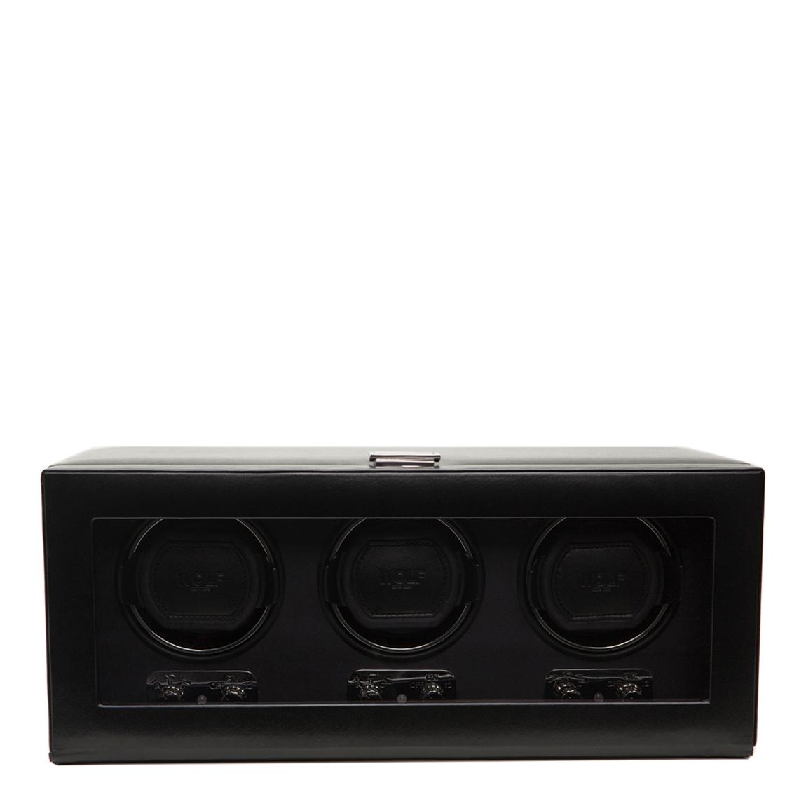Black Heritage Vegan Leather Triple Winder main product photo