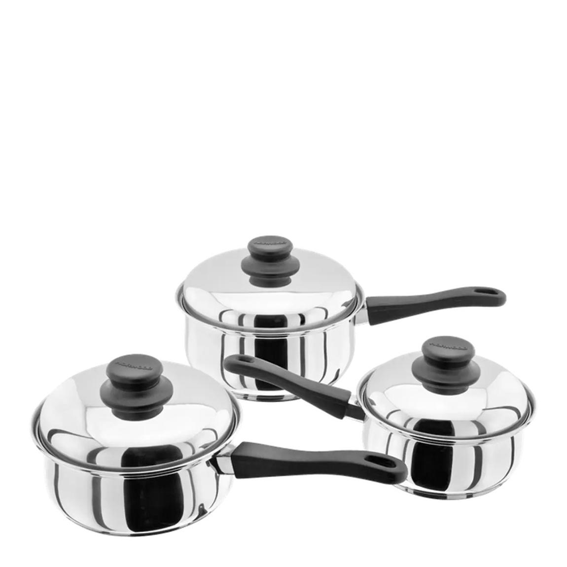 3 Piece Saucepan Set main product photo