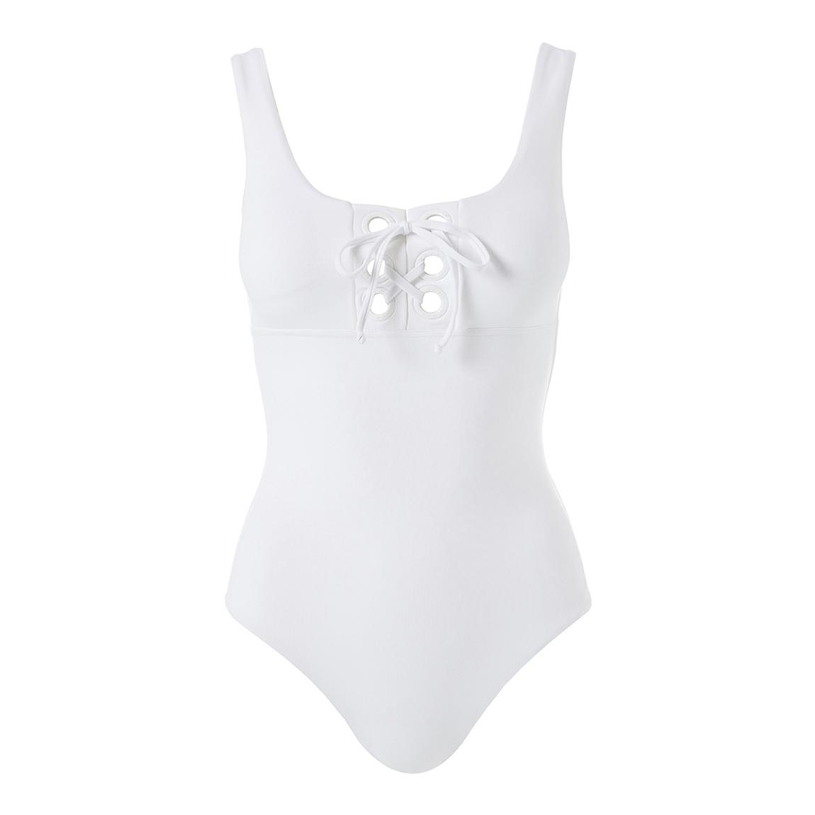 White Tulum Swimsuit main product photo