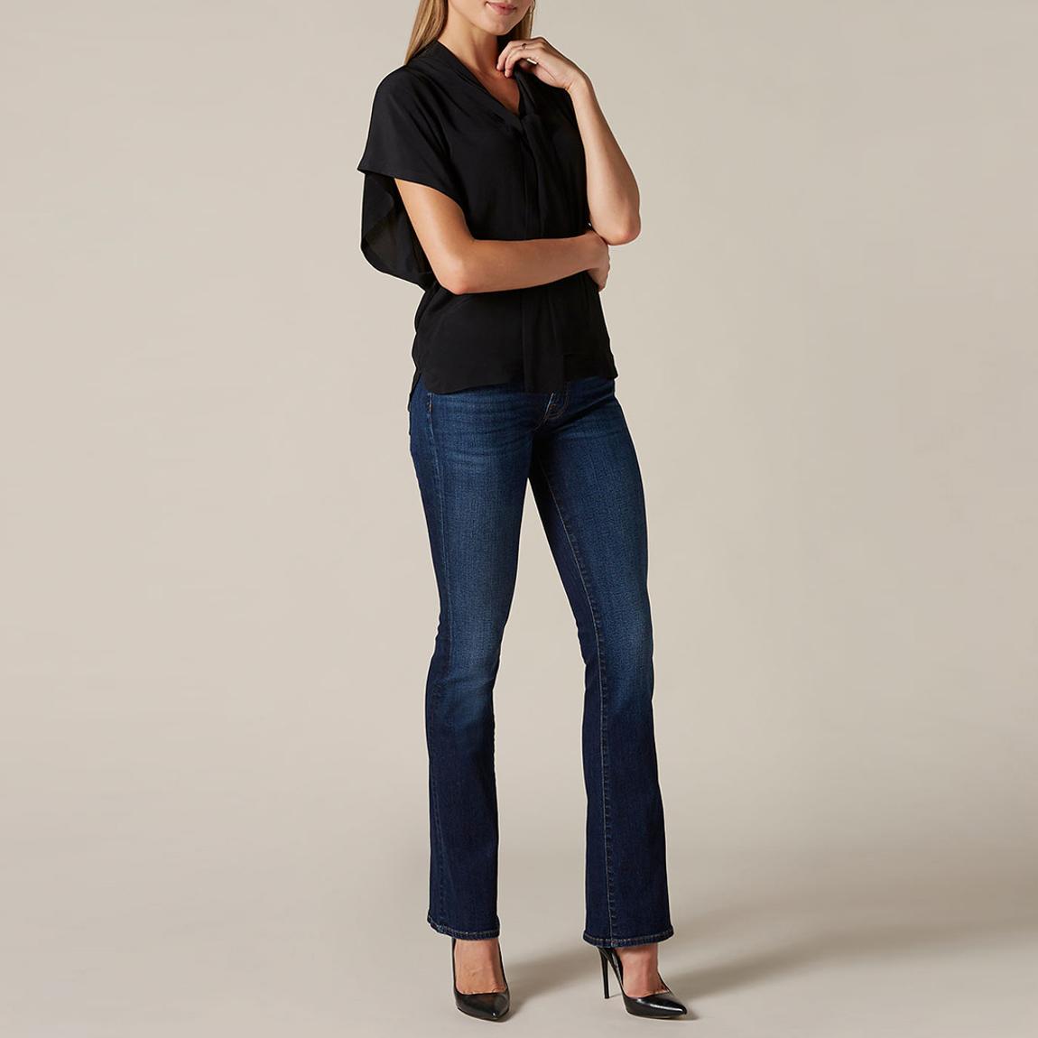 Dark Blue Soho Bootcut Stretch Jeans main product photo