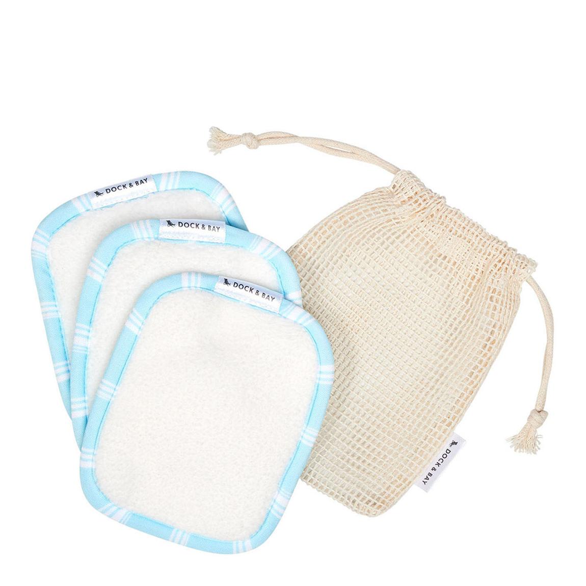 Pack of 3 Reusable Makeup Removers, Chamomile Blue main product photo
