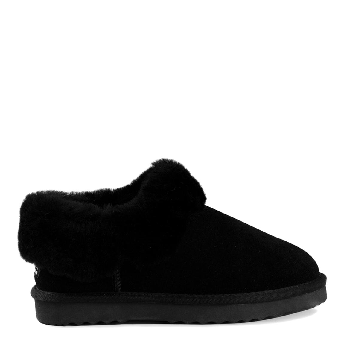 Black Suede Coogee Slippers main product photo