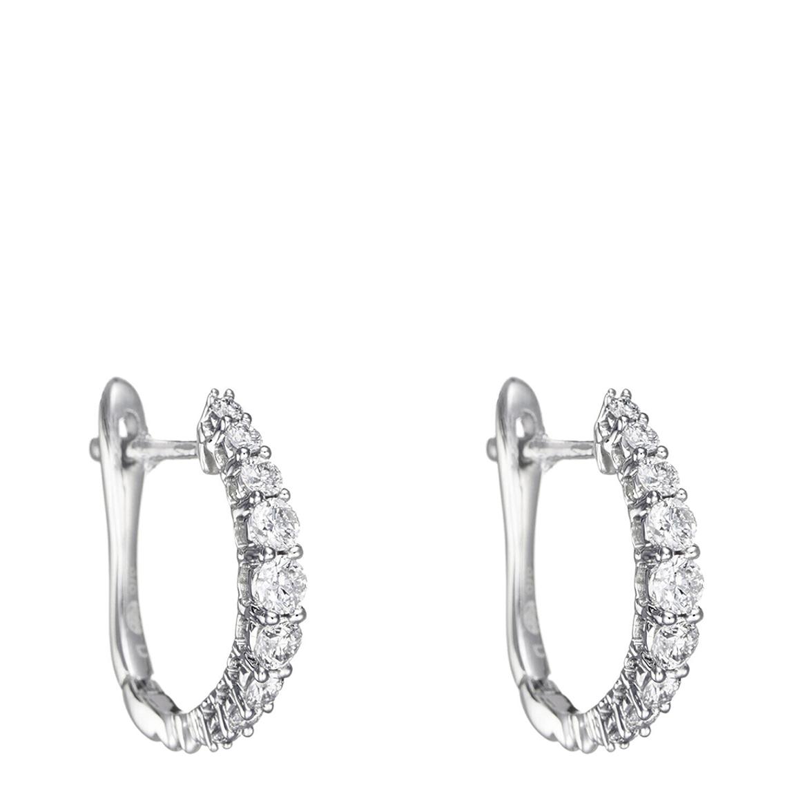 Silver Euphoria Diamond Earrings main product photo