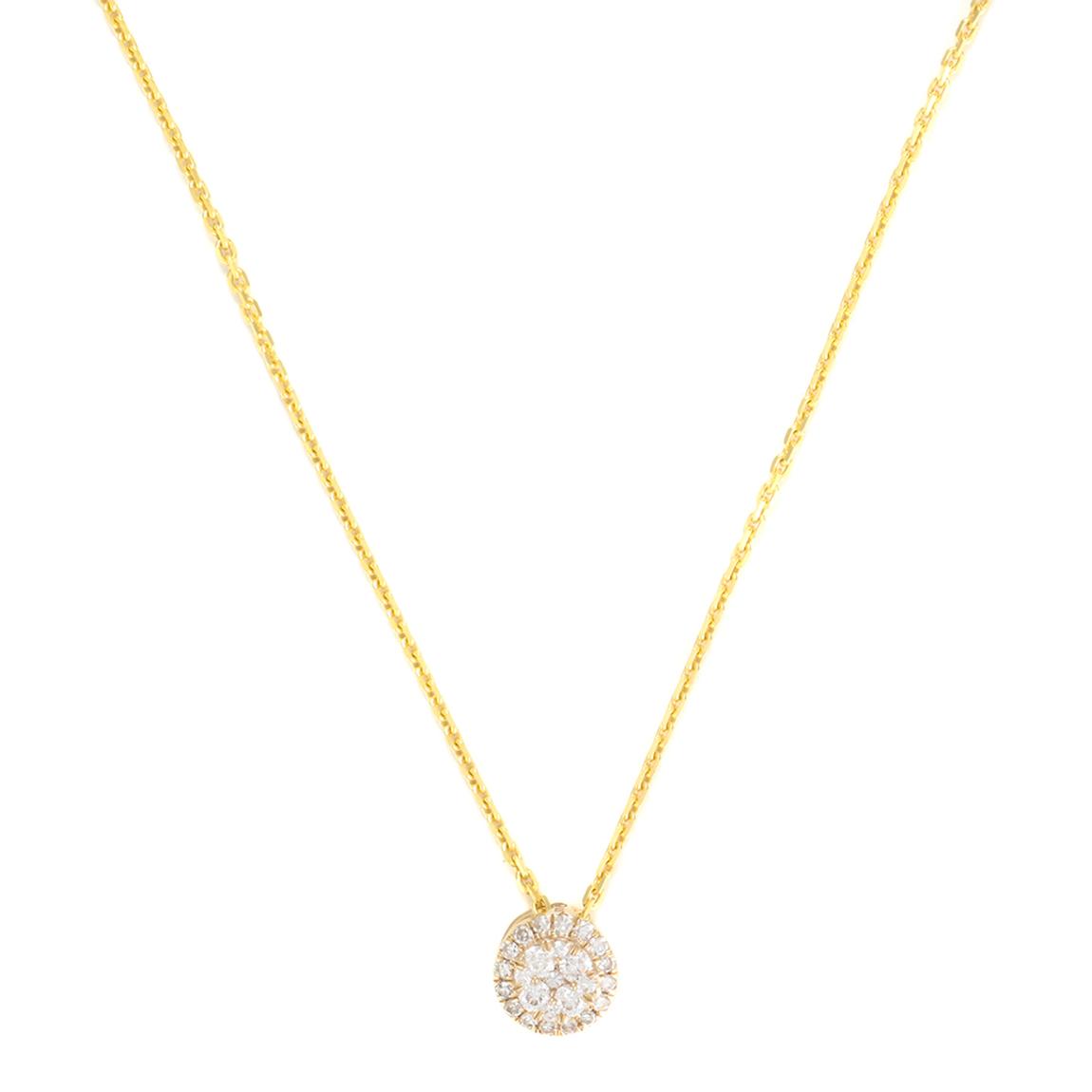 Gold My Brilliant' Diamond Pendant Necklace main product photo