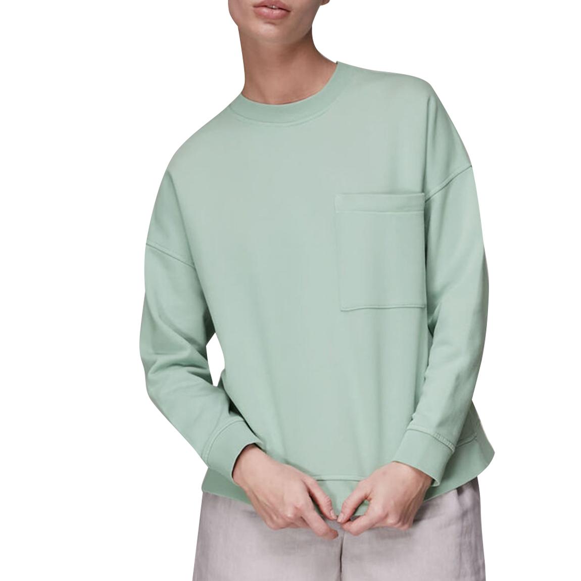 Green Organic Cotton Boyfriend Sweatshirt main product photo