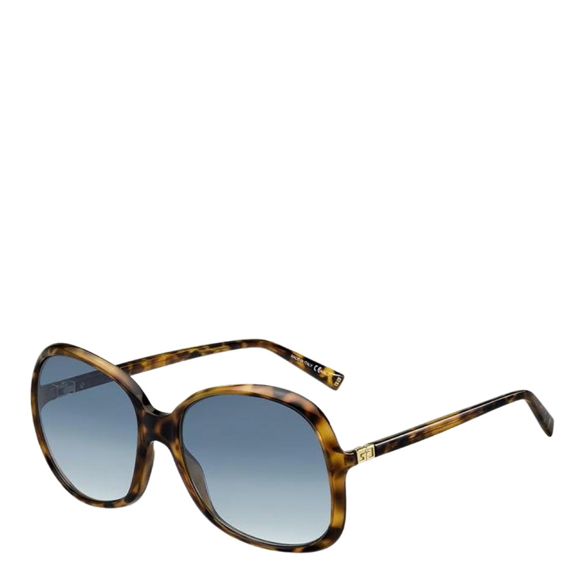 Womens Havana/Blue Givenchy Sunglasses 60mm main product photo