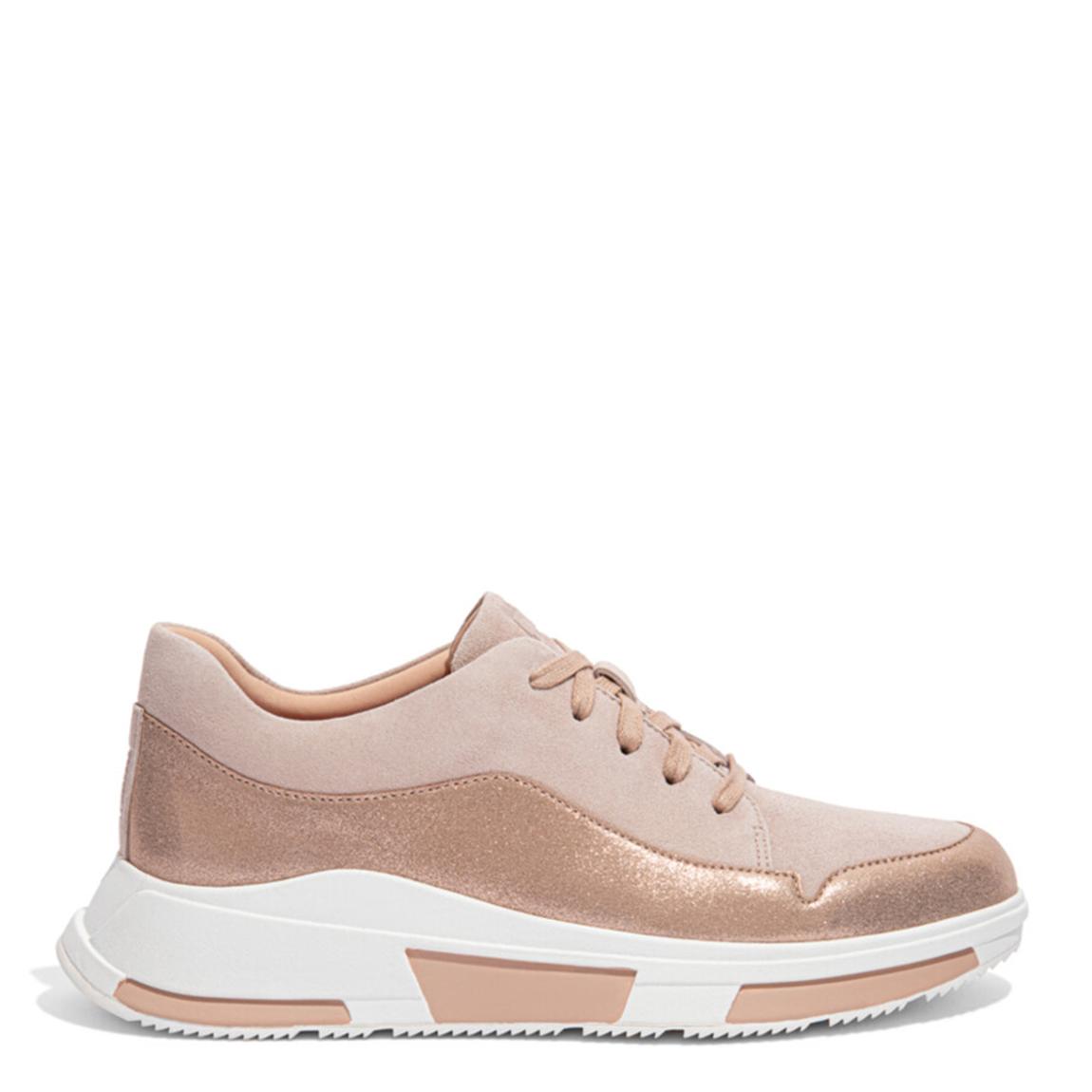 Beige Suede Freya Sneakers main product photo