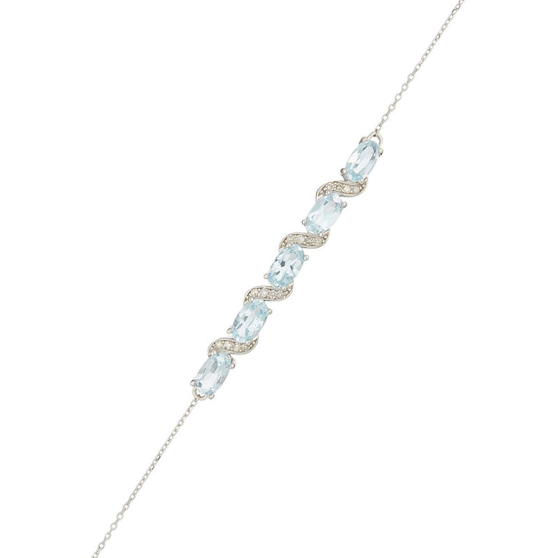 Silver "Adelaide"Topaz Bracelet main product photo