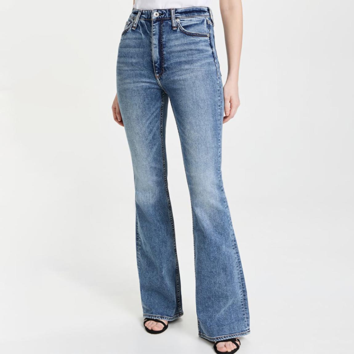 Blue Casey High-Rise Stretch Jeans main product photo