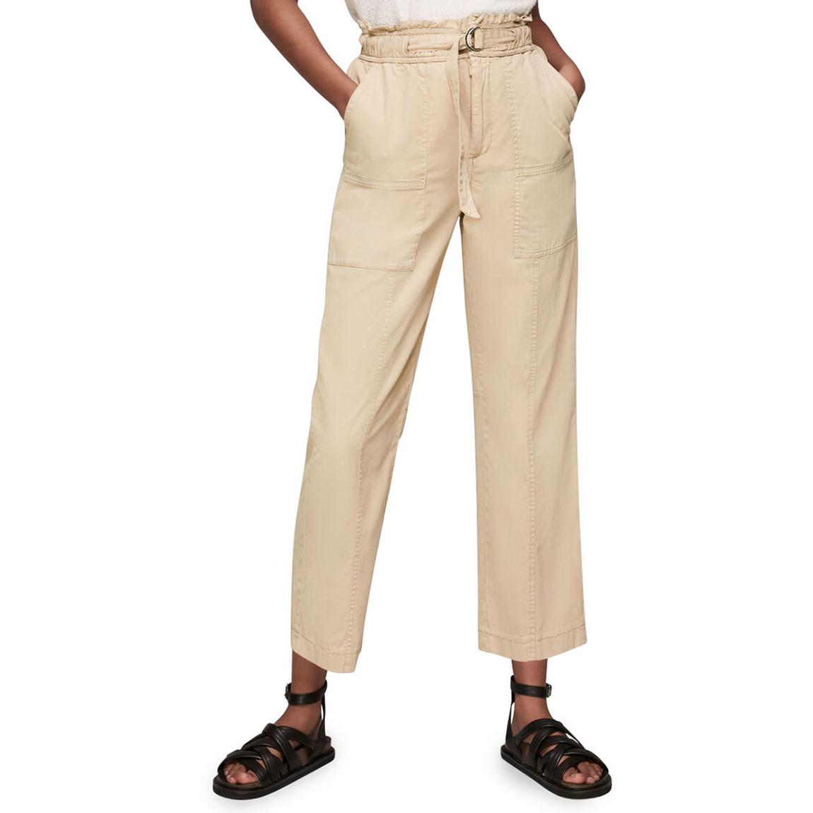 Camel Straight Leg Cotton Blend Cargo Trousers main product photo