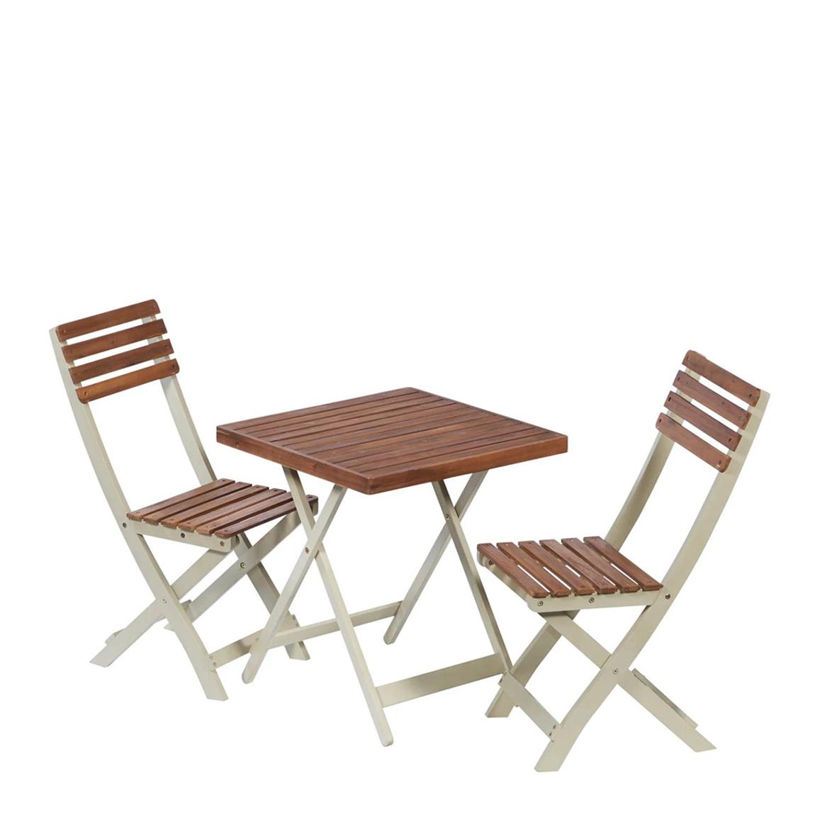 2 Tone Square Bistro Set main product photo