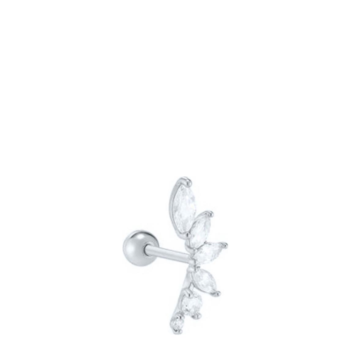 Sterling Silver Plated Earrings with Swarovski Crystals main product photo