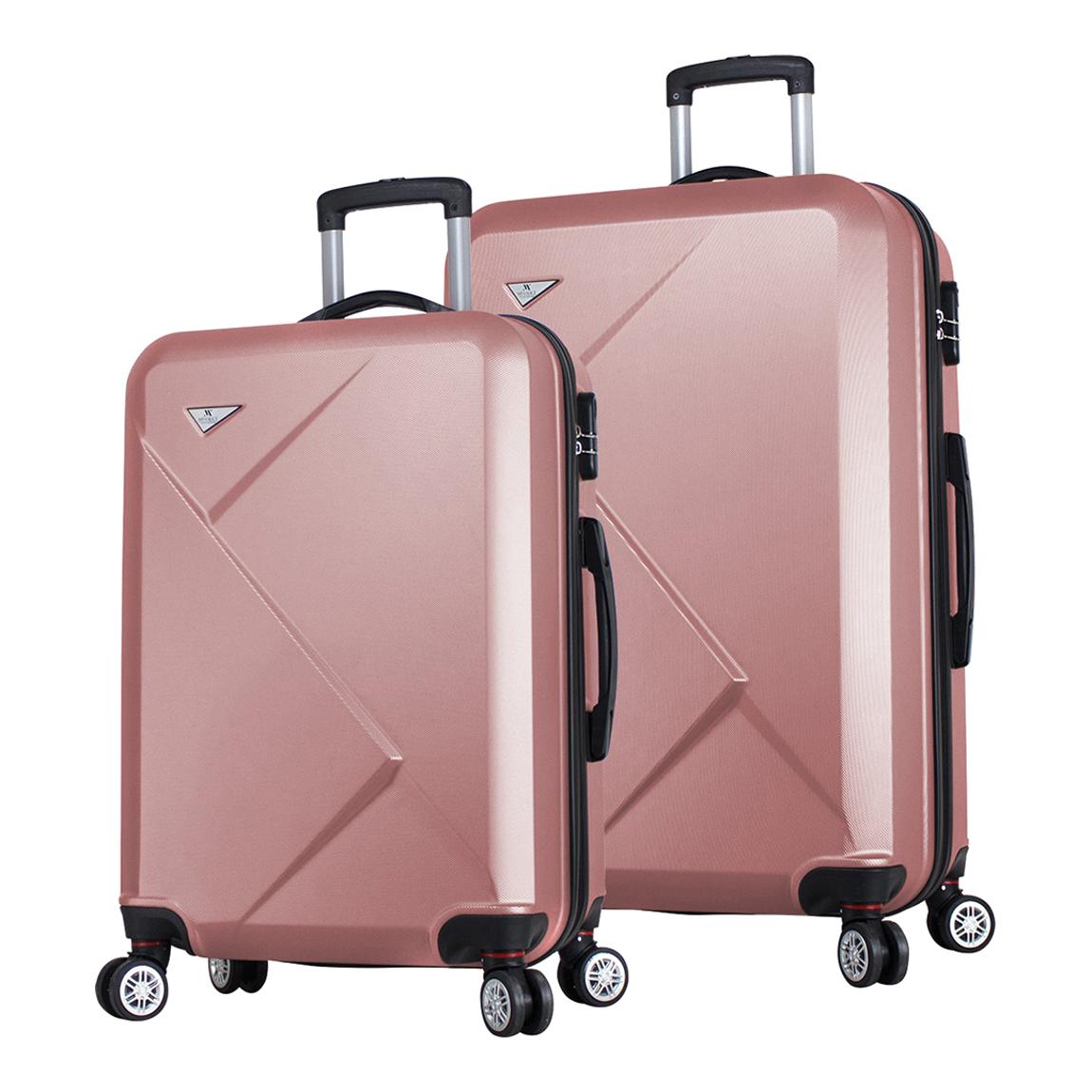 Rose Gold Medium And Large Diamond Suitcases main product photo