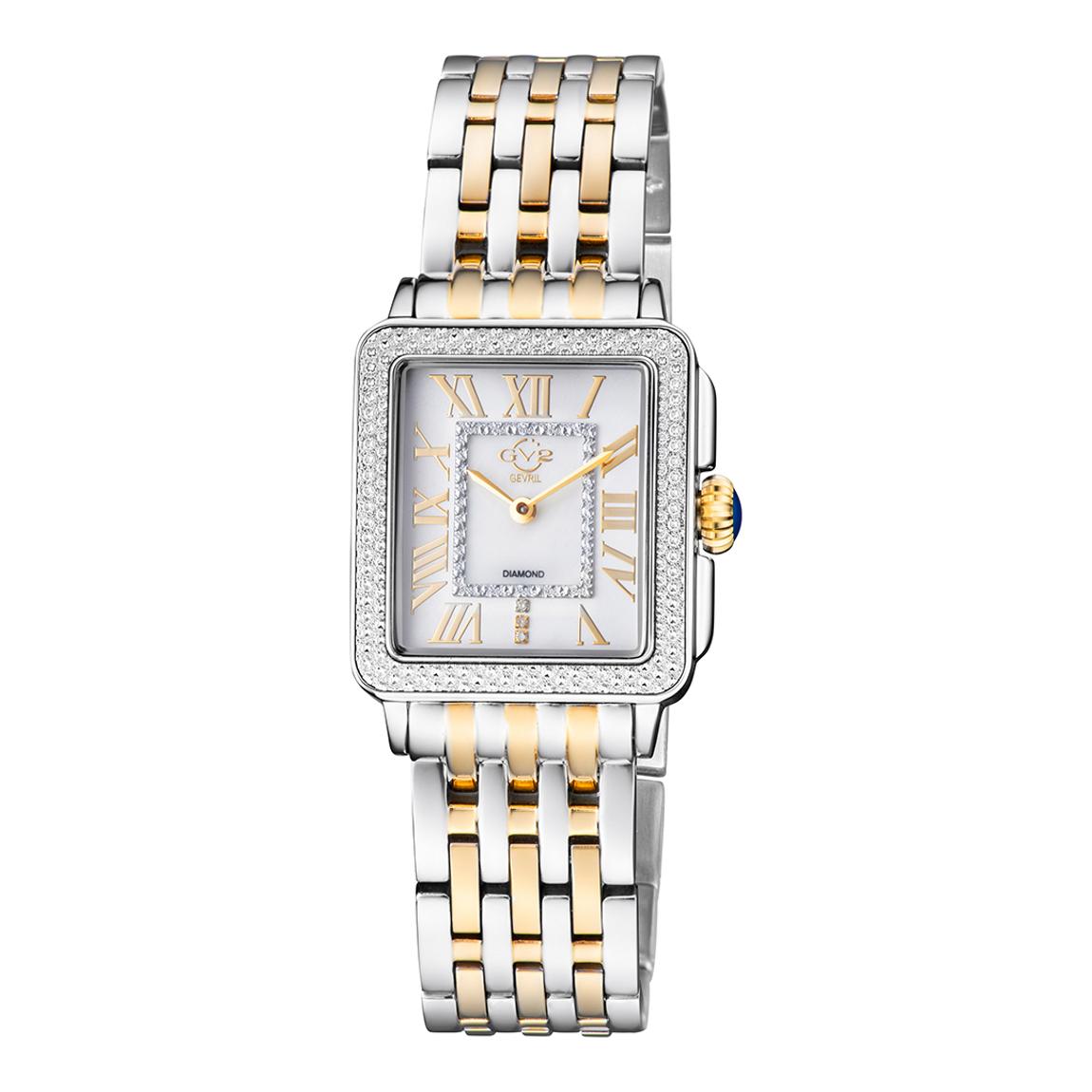 Gevril Women's Silver Mother Of Pearl Two Tone Watch main product photo