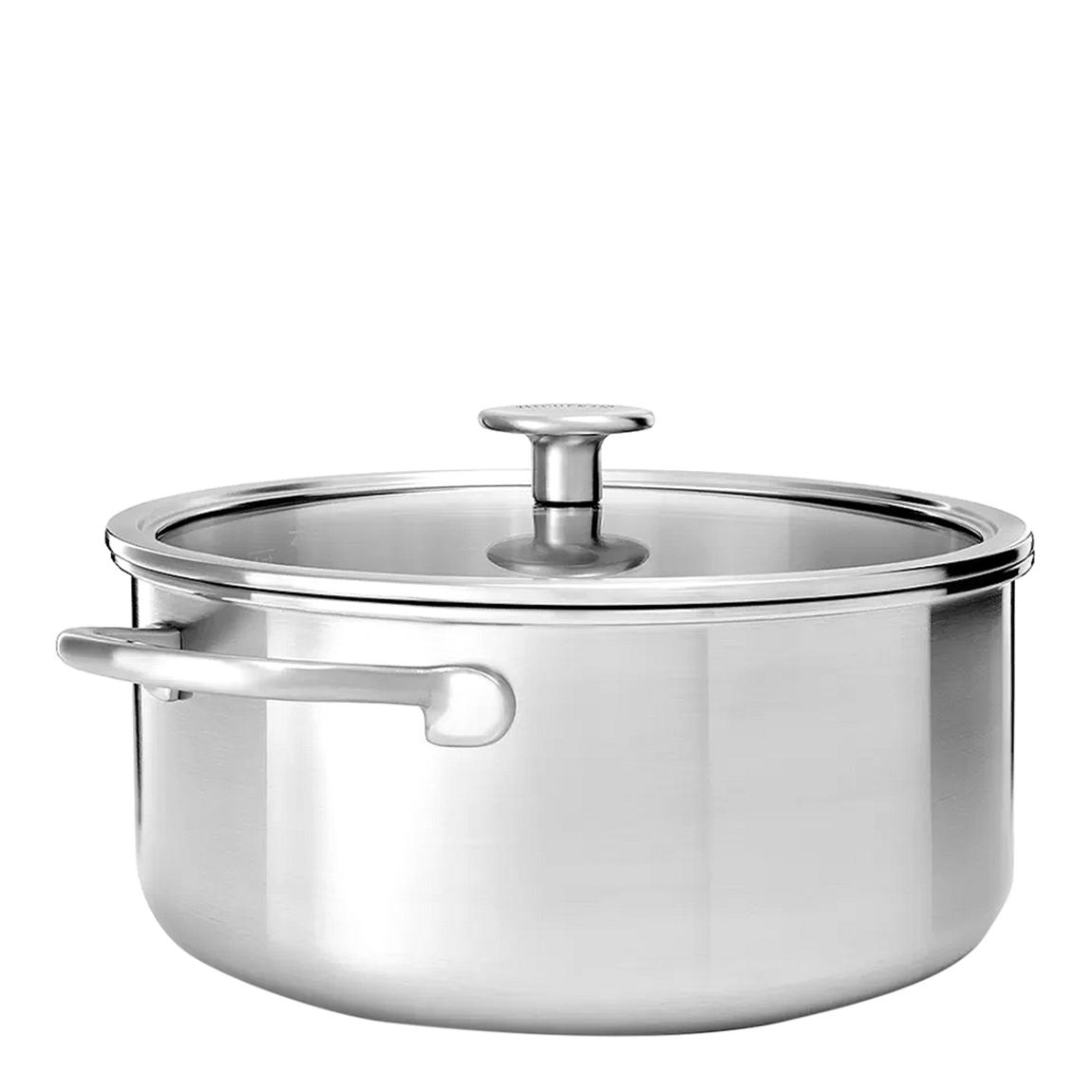 Set of 3 Stainless Steel Multi-Ply Casserole with Lid main product photo