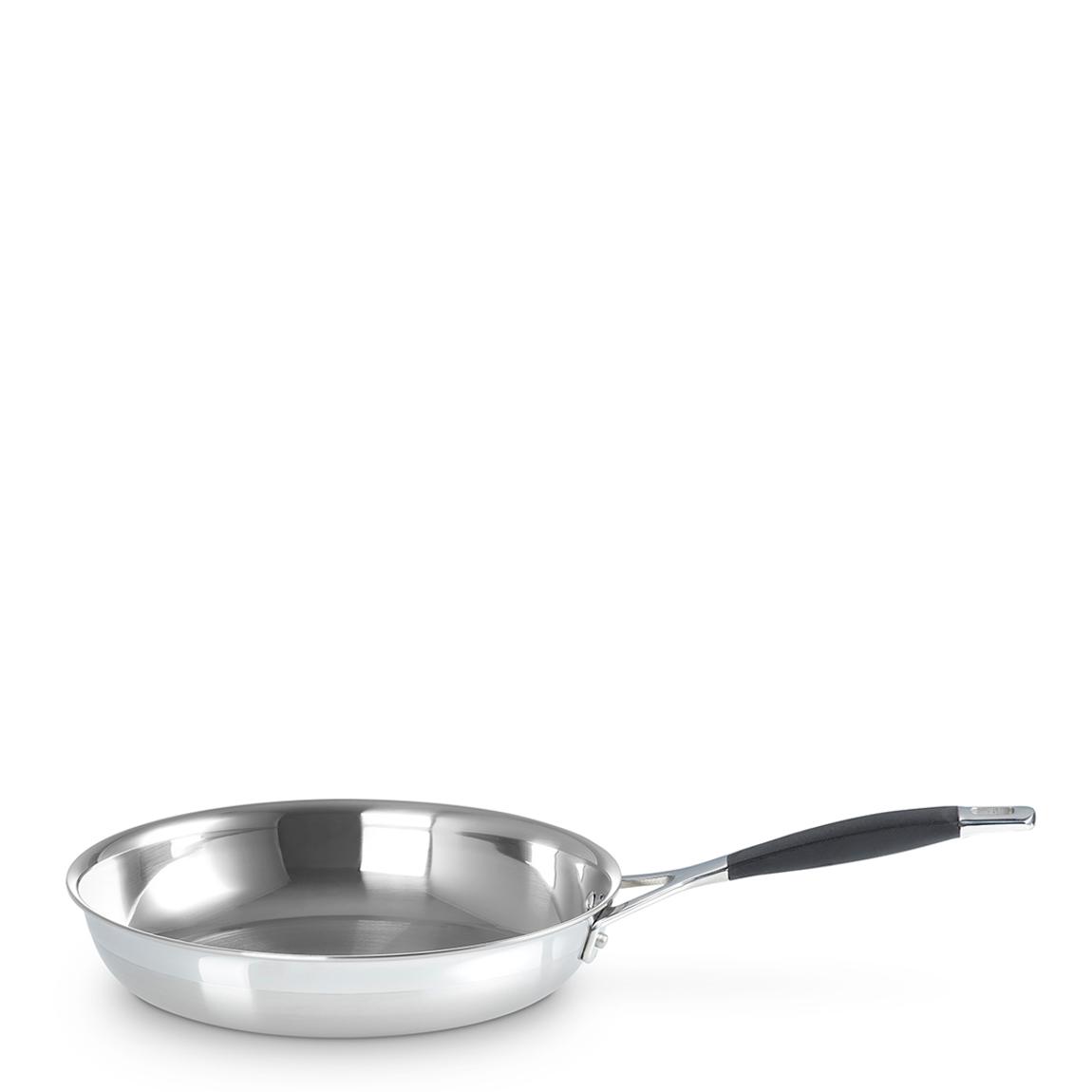 Classic 3-ply Stainless Frying Pan with Silicone Handle, 24cm main product photo