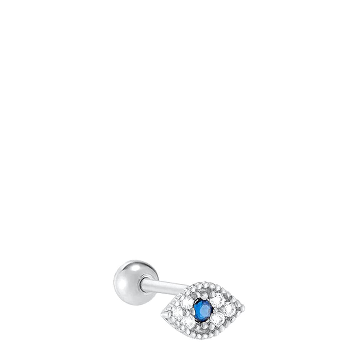 Sterling Silver Plated Stud Earrings with Swarovski Crystals main product photo