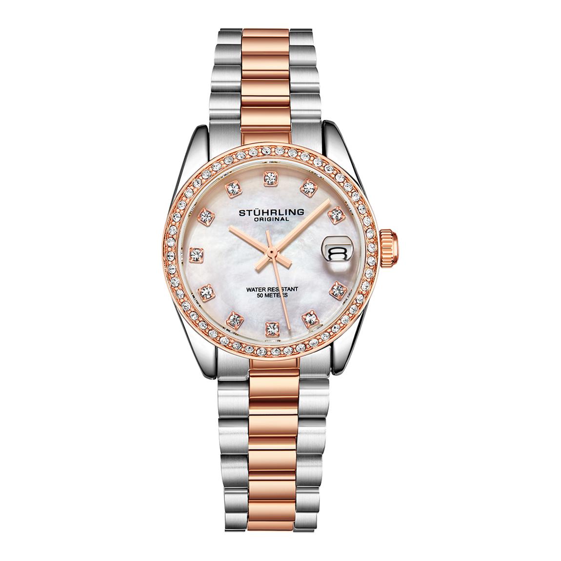 Women's Silver/Rose Gold Watch main product photo