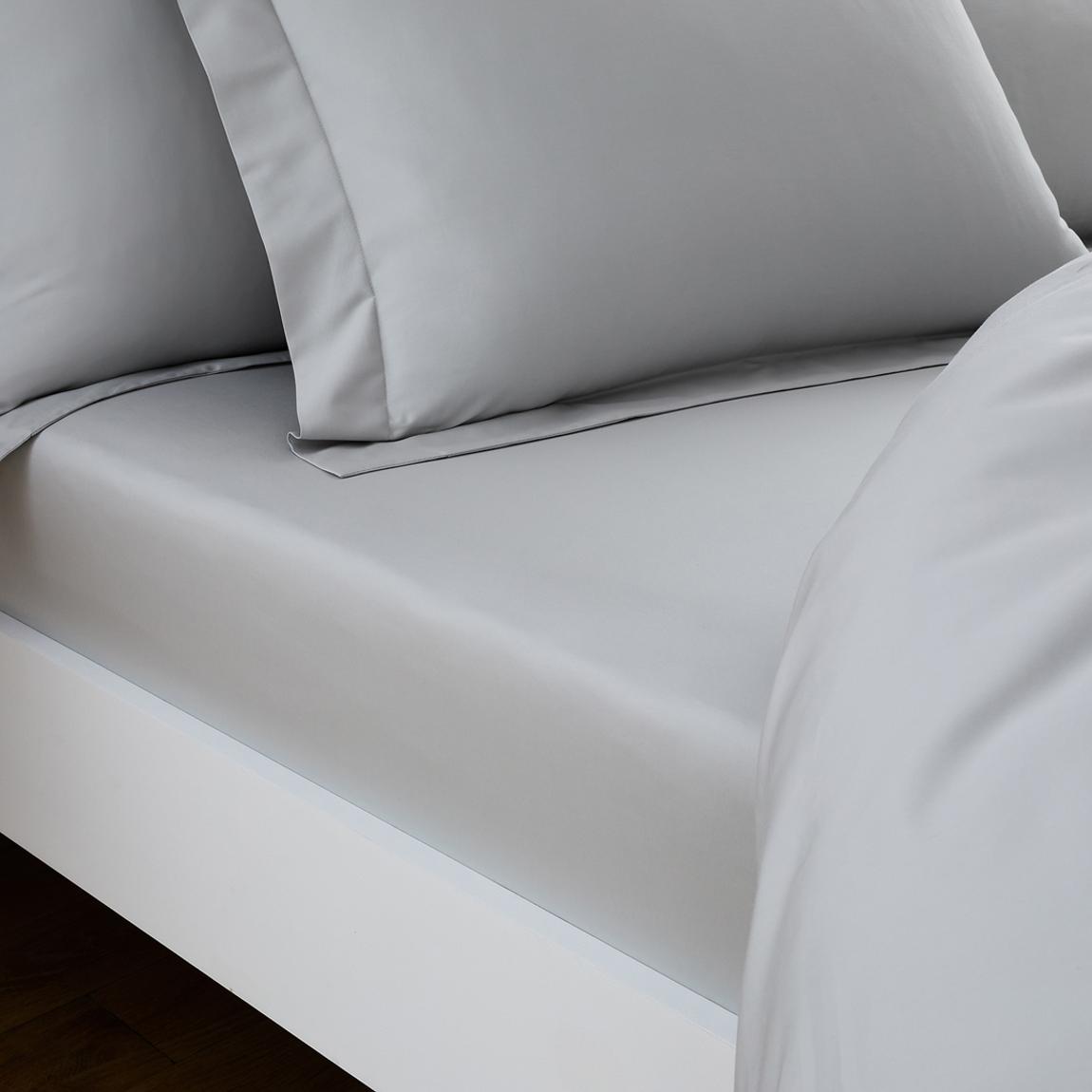 320TC Double Fitted Sheet, Silver main product photo