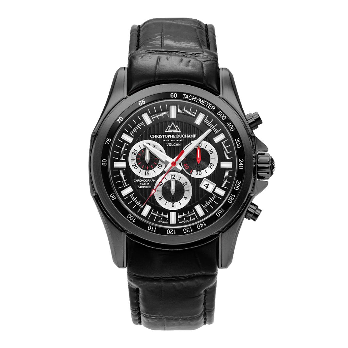 Men's Black Volcan Chronograph Watch 44mm main product photo