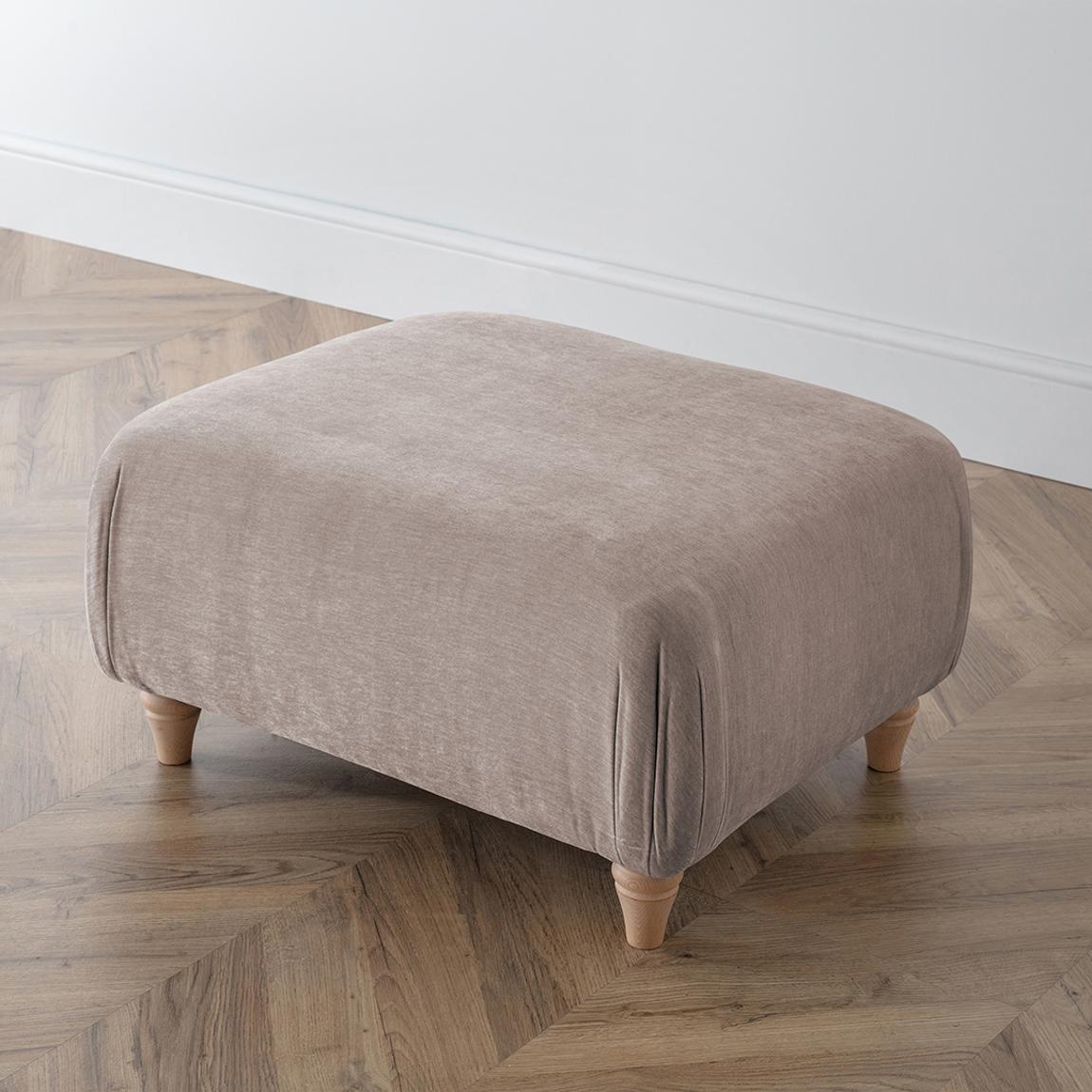 The Swift/Bromfield Footstool, Manhattan Putty main product photo