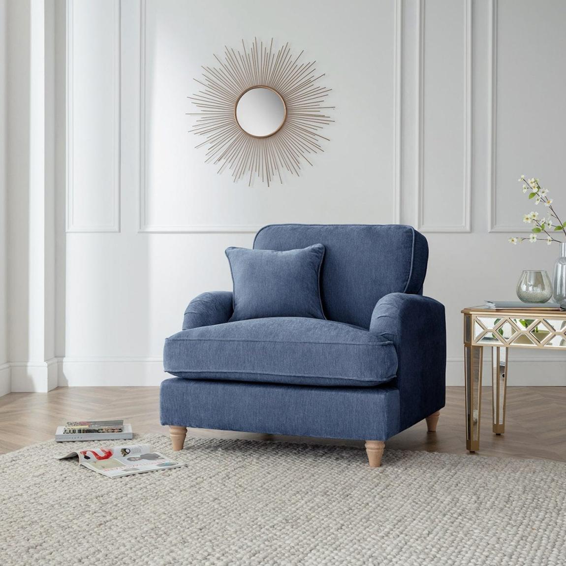 The Swift Armchair, Manhattan Navy main product photo