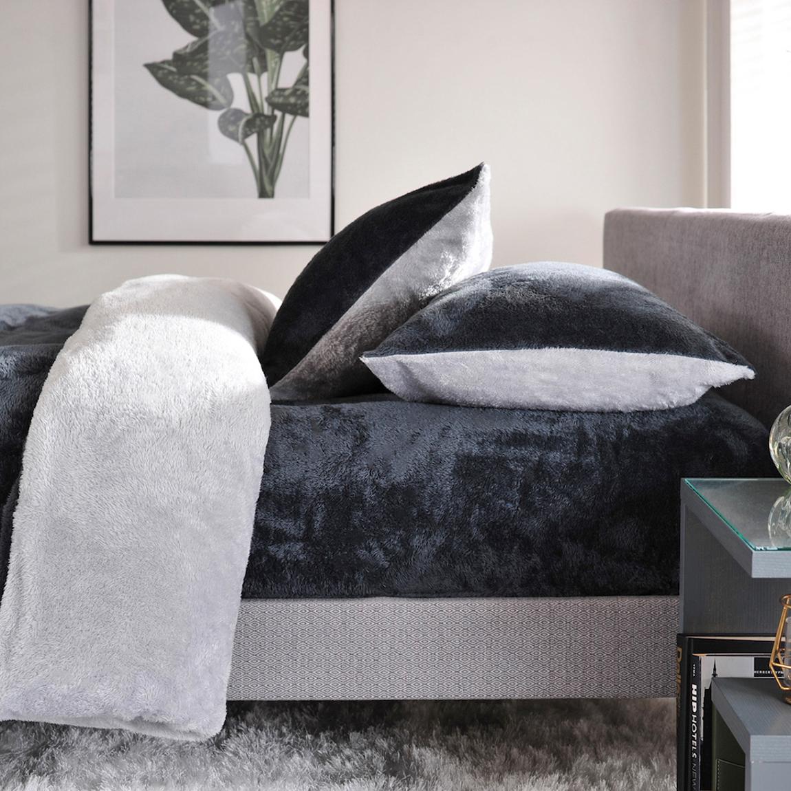 Teddington King Fitted Sheet, Charcoal main product photo