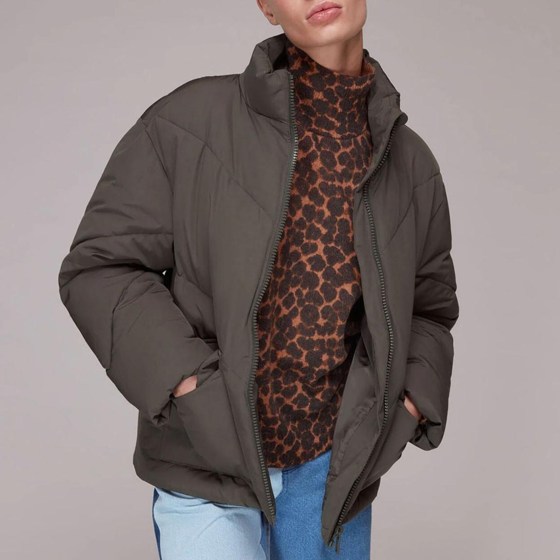 Charcoal Lydia Padded Jacket main product photo