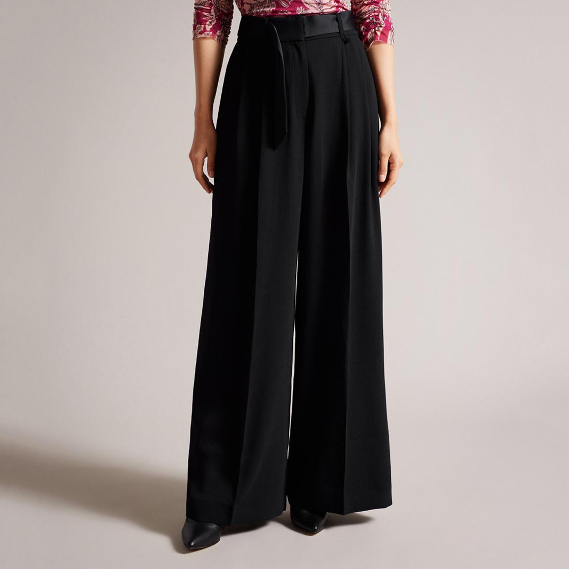 Black Eliziie Wide Leg Trouser main product photo