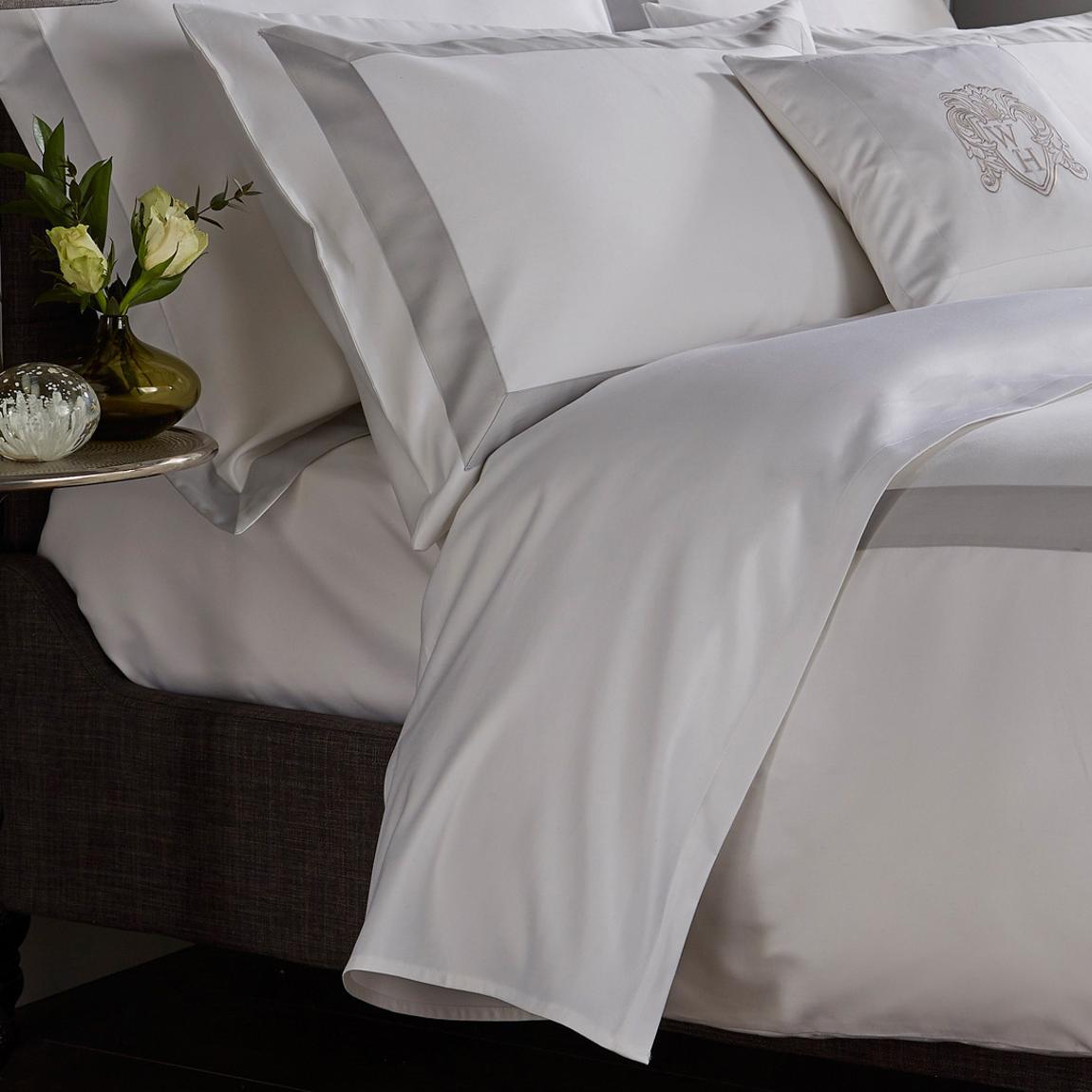 800TC Superking Extra Deep Fitted Sheet, White main product photo