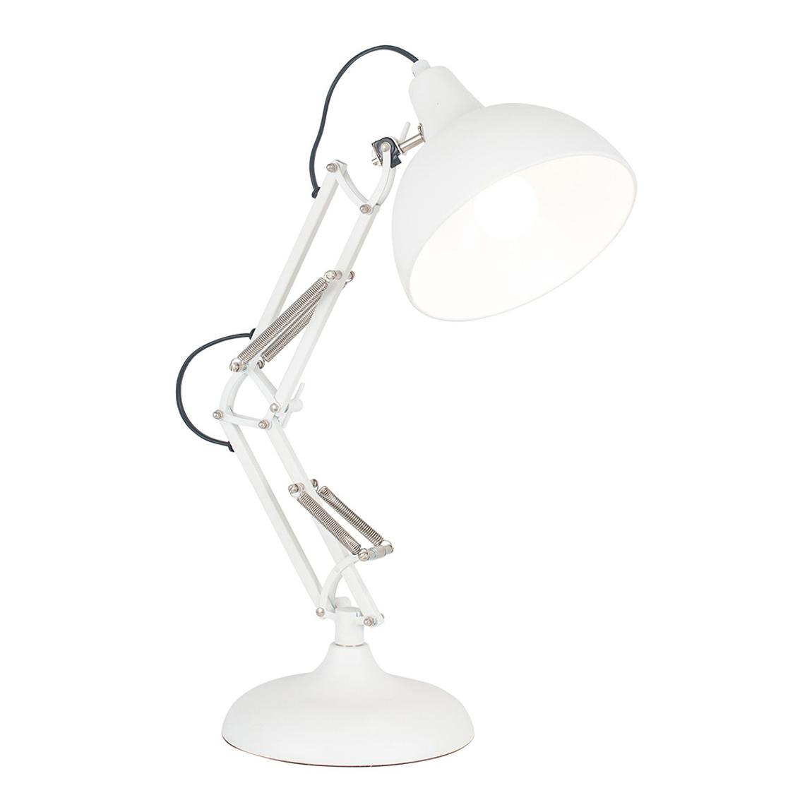 Alonzo Matt White Task Table Lamp main product photo