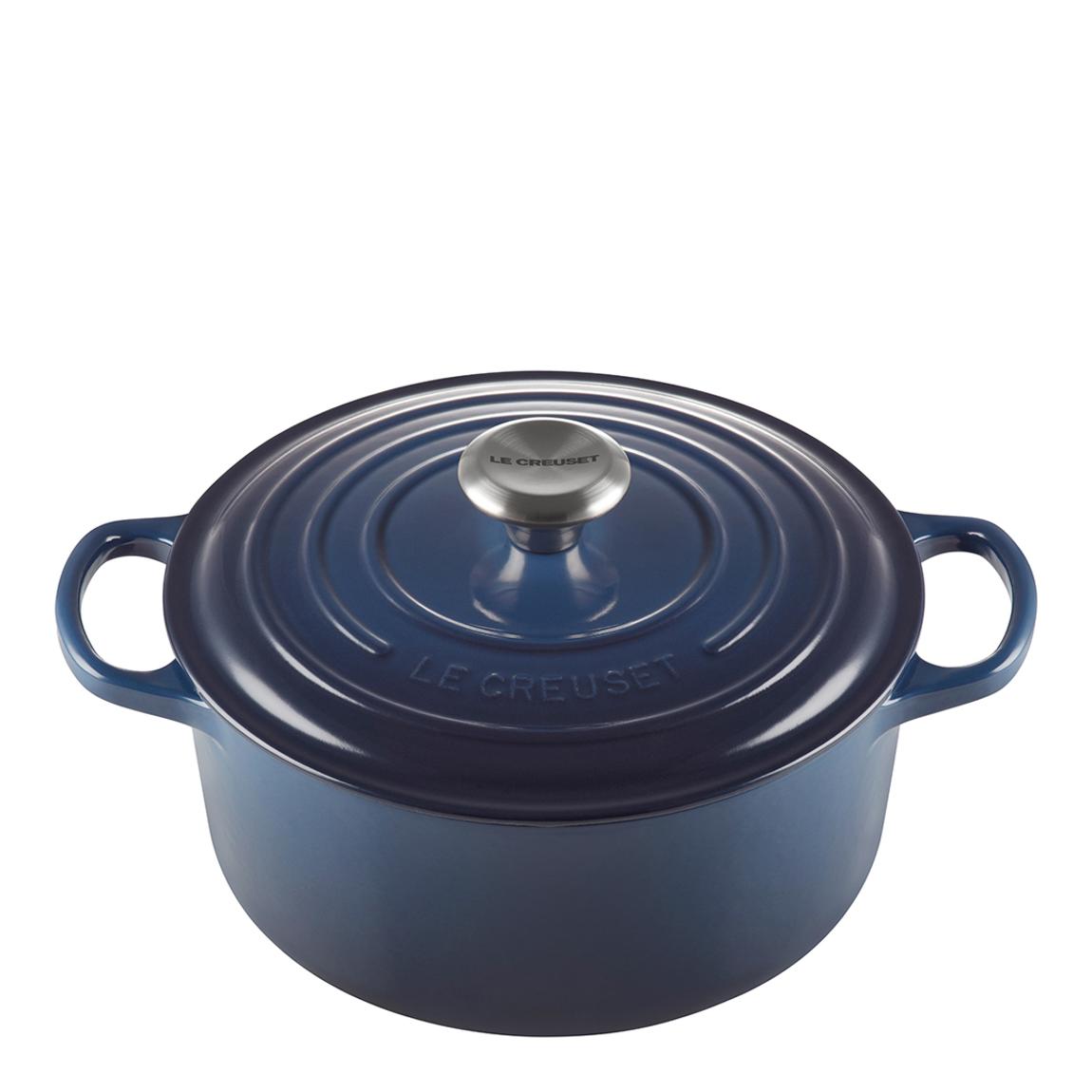 Signature Cast Iron Ink Round Casserole, 24cm main product photo