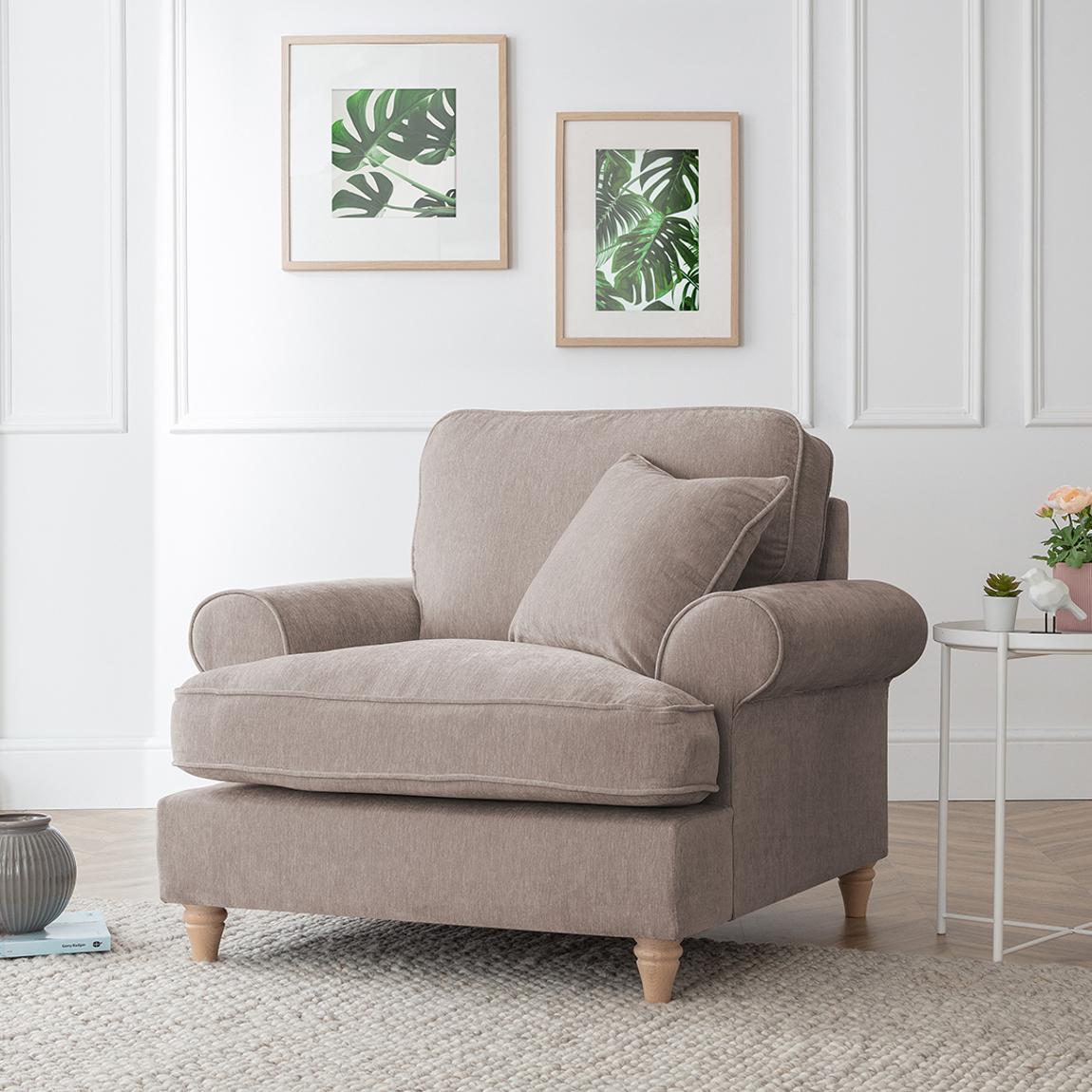 The Bromfield Arm Chair, Manhattan Putty main product photo