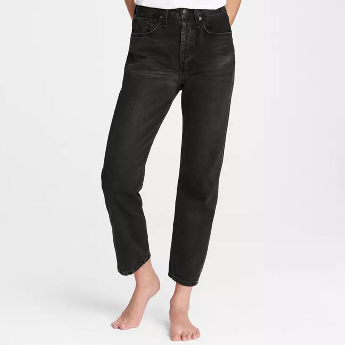 Black Maya High Rise Slim Fit Jeans main product photo