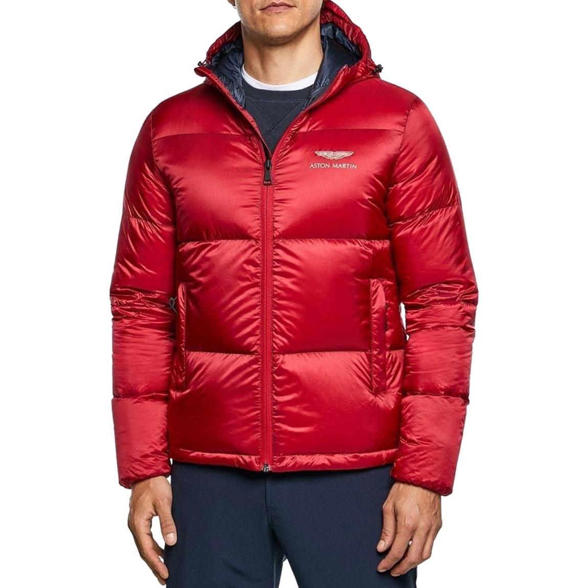 Red AMR Quilted Puffer Jacket main product photo