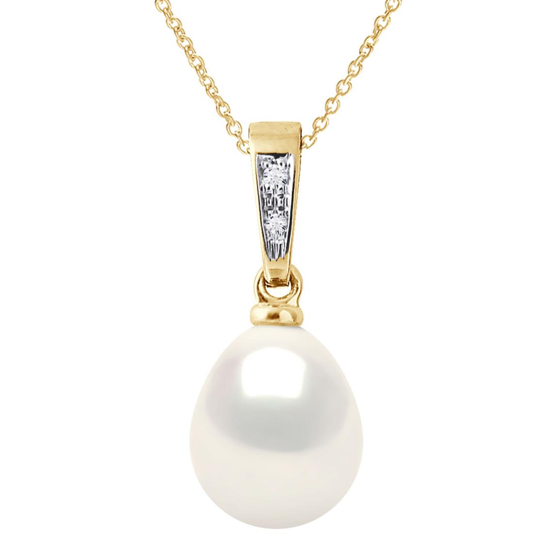 Yellow Gold/Natural White Diamond Pendant Necklace main product photo