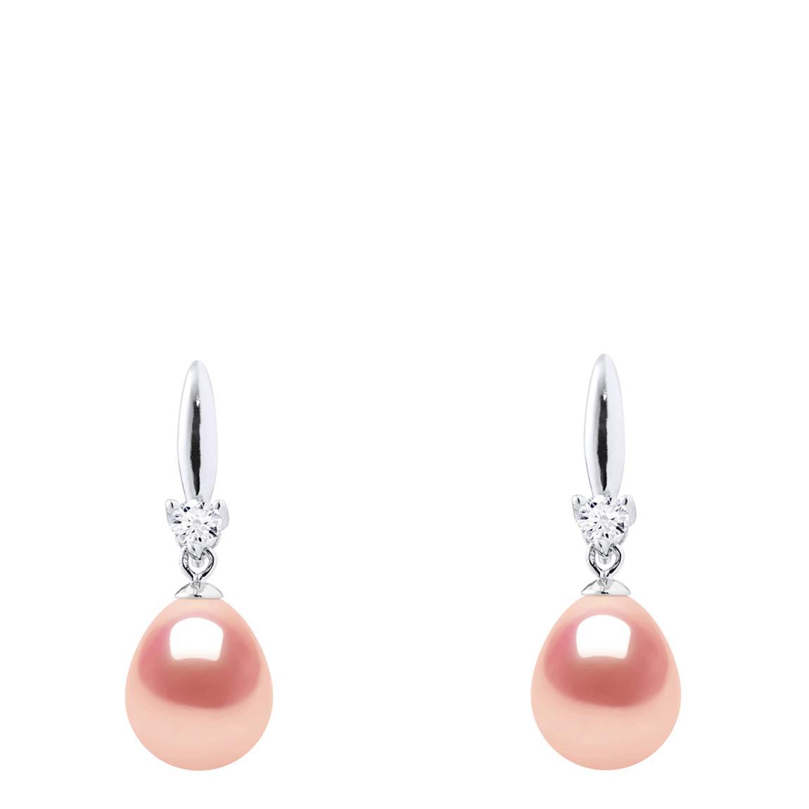 Silver/Black Tahiti Real Cultured Freshwater Pearl Arch Earrings main product photo