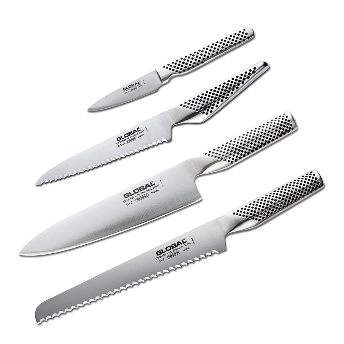 Global 4 Piece Boxed Knife Set main product photo
