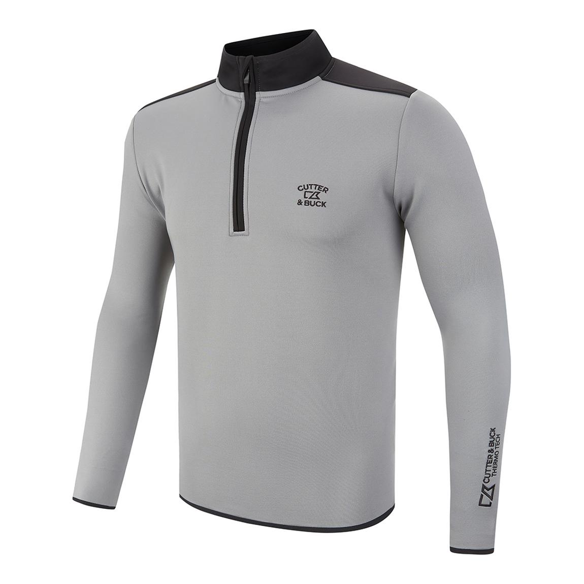 Grey Multi 1/4 Zip Thermal Tech Jacket main product photo