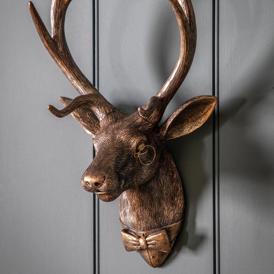 Sir Cameron Stag Wall Decor, Bronze main product photo