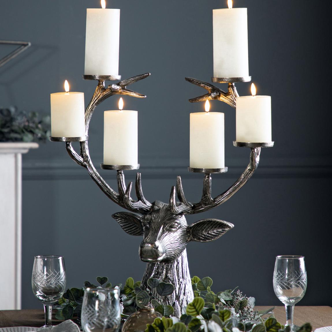 Stag Candelabra, Aluminium main product photo