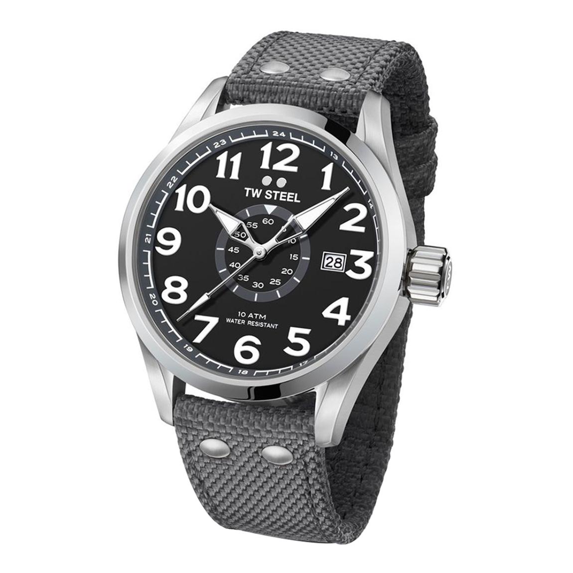 Men's Black/Silver VS31 TW Steel Watch 45mm main product photo