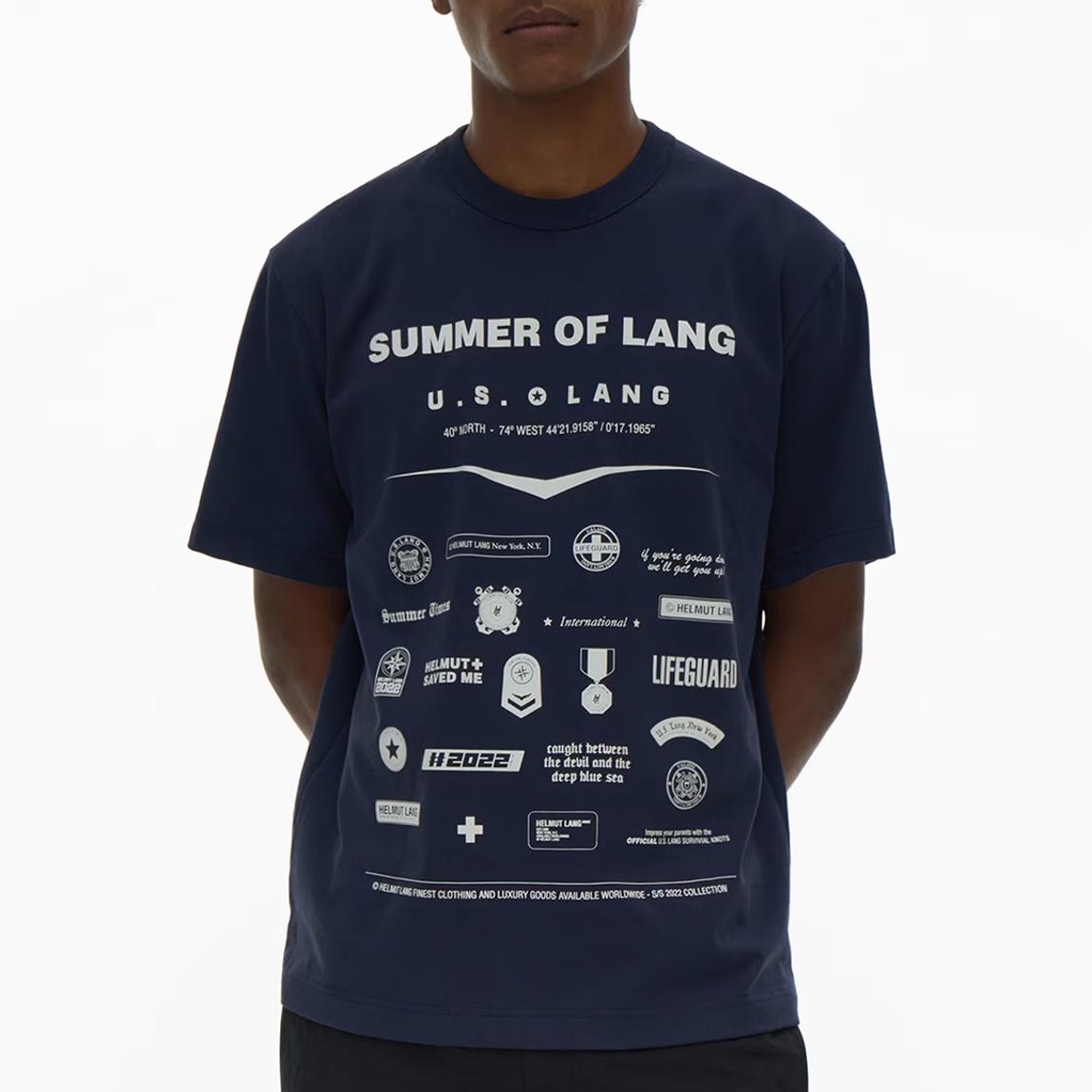 Navy Badge Cotton T-Shirt main product photo