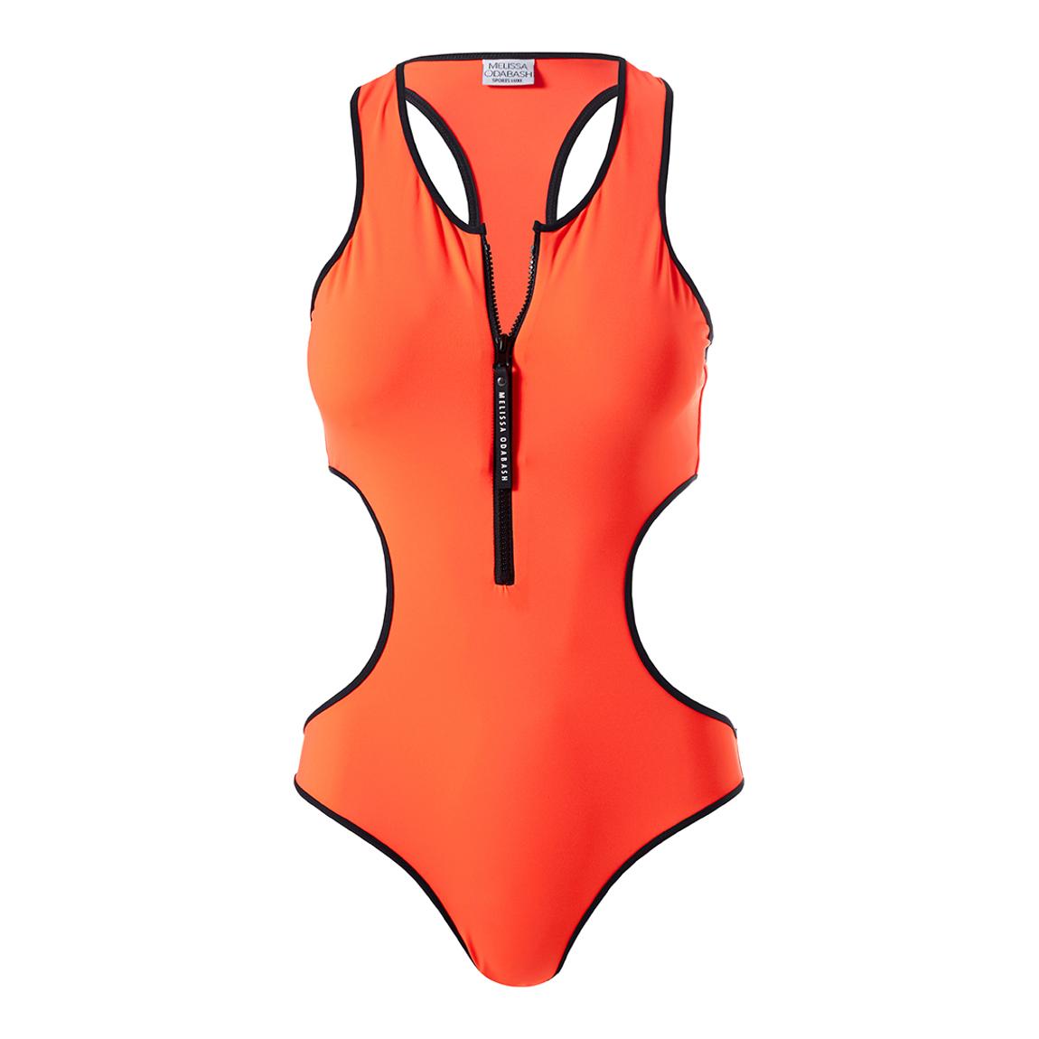 Orange/Black Eco Florida Swimsuit main product photo